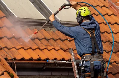 Démoussage et hydrofuge de toiture à Fromelennes